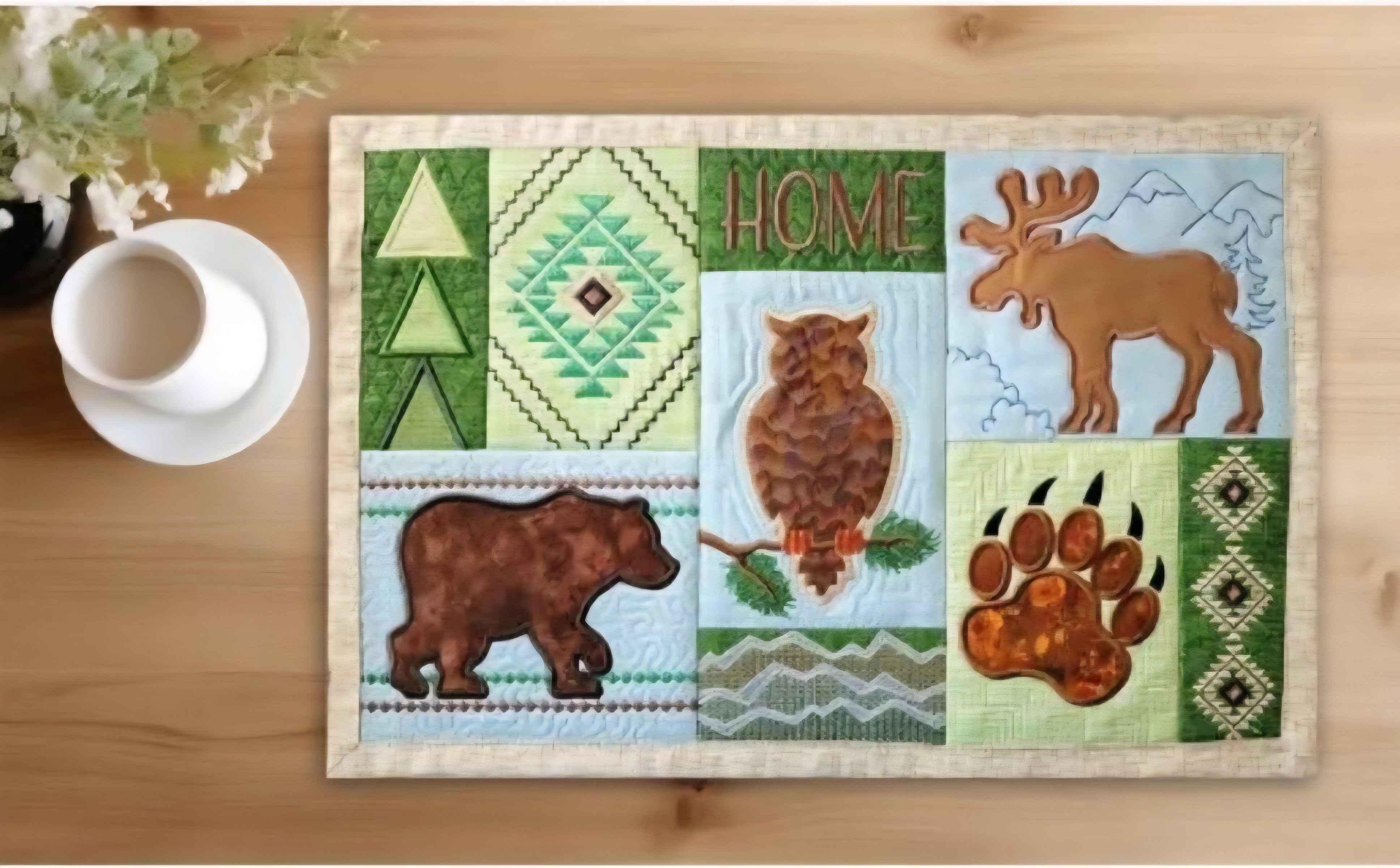 Animal place mat